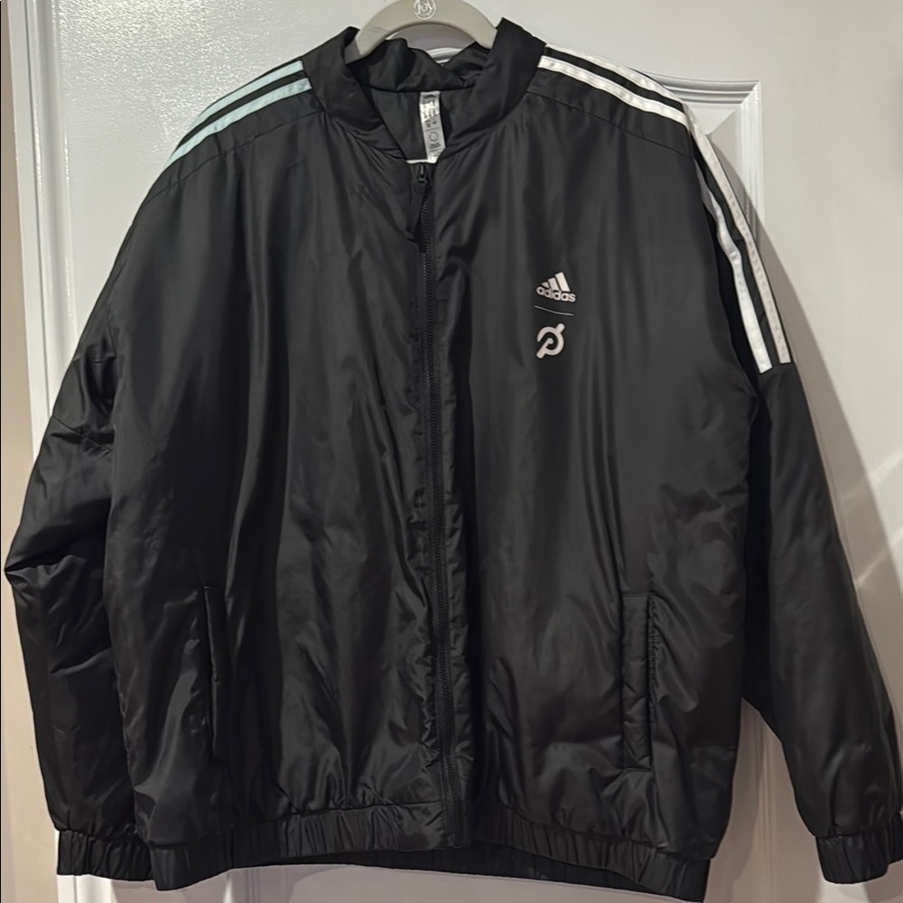 Adidas Black Windbreaker Jacket